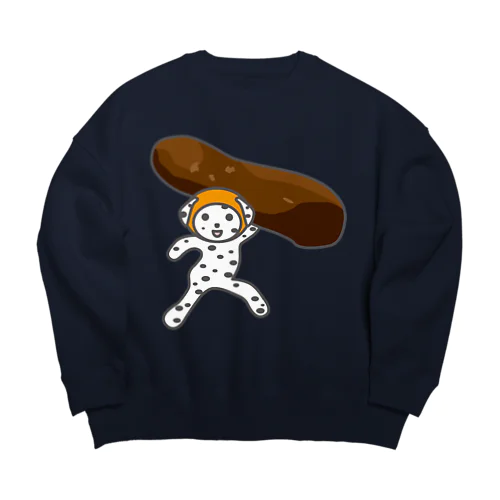 かりんとういぬ Big Crew Neck Sweatshirt