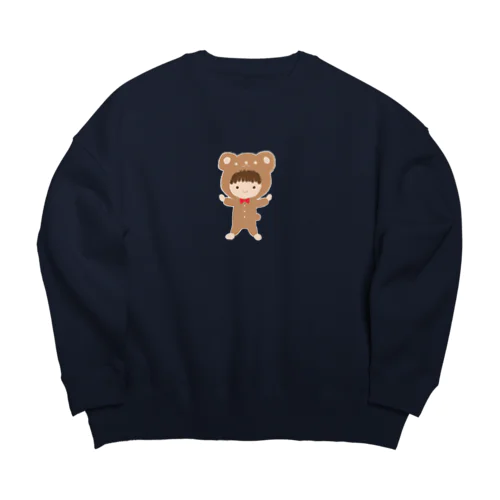 くまさんパジャマ Big Crew Neck Sweatshirt