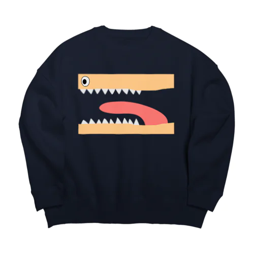 shreds#6　モンスター・もんすたー Big Crew Neck Sweatshirt