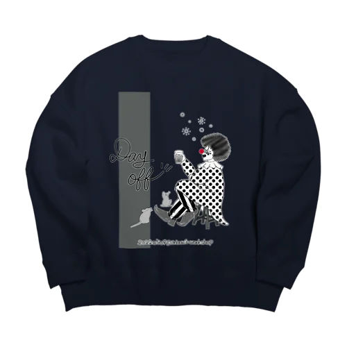 Day off(ピエロくんの休日) Big Crew Neck Sweatshirt