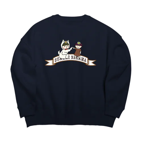 素足仲間 Big Crew Neck Sweatshirt