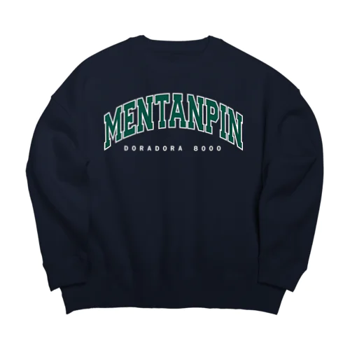 麻雀 メンタンピンドラドラ8000 アーチロゴ Big Crew Neck Sweatshirt