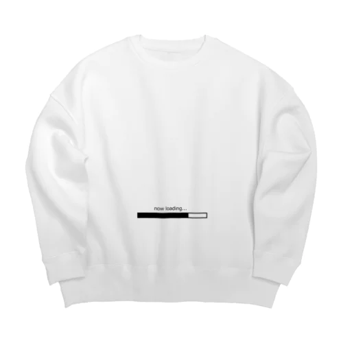 now loading...(黒文字) Big Crew Neck Sweatshirt