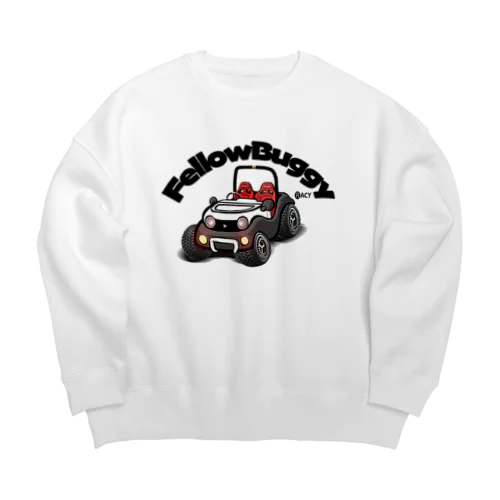 FellowBuggy.Racy Big Crew Neck Sweatshirt