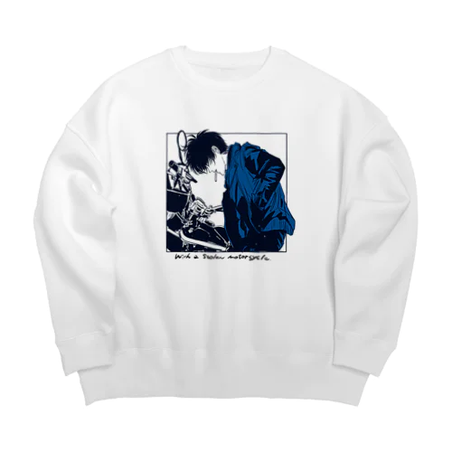 掻っ攫いに来て Big Crew Neck Sweatshirt