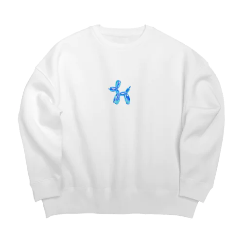 風船いぬ❕ Big Crew Neck Sweatshirt