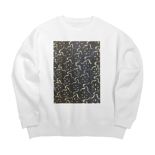 オリジナルパターン Big Crew Neck Sweatshirt