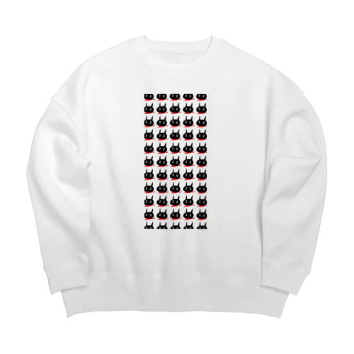 ななし.dot Big Crew Neck Sweatshirt