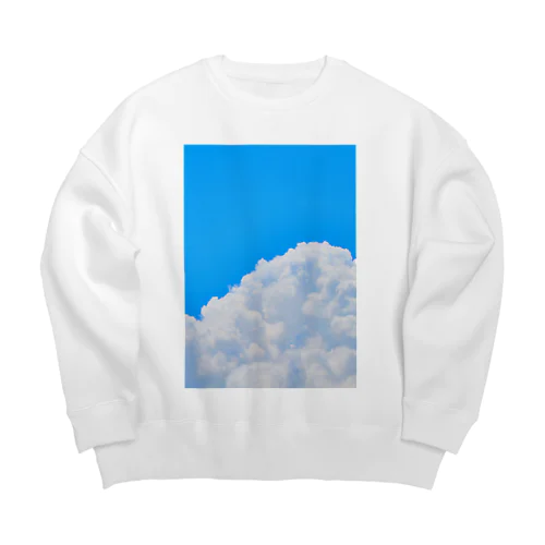 甘く溶ける空 ver.4 Big Crew Neck Sweatshirt