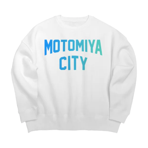 本宮市 MOTOMIYA CITY Big Crew Neck Sweatshirt