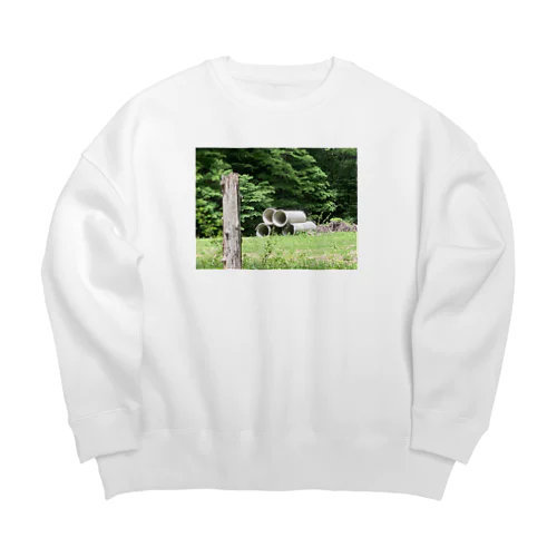 ド○えもんでしか見たことないやつ Big Crew Neck Sweatshirt