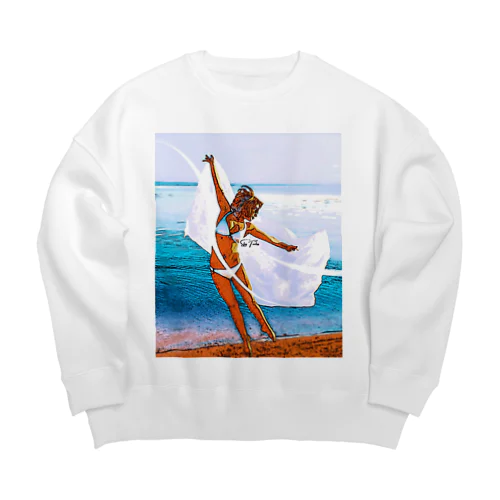 Summer Girl - Stay Fearless Version #1 Big Crew Neck Sweatshirt