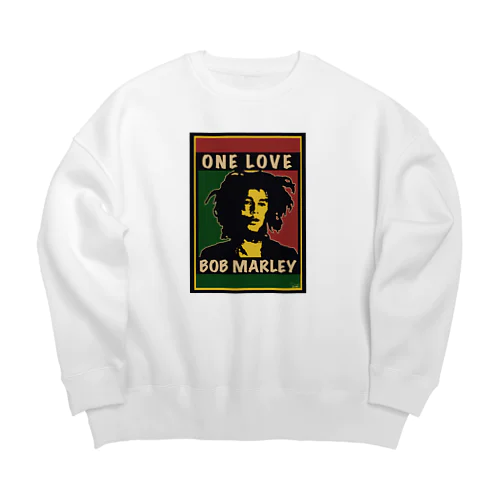 BOB MARLEY [ONE LOVE] Big Crew Neck Sweatshirt
