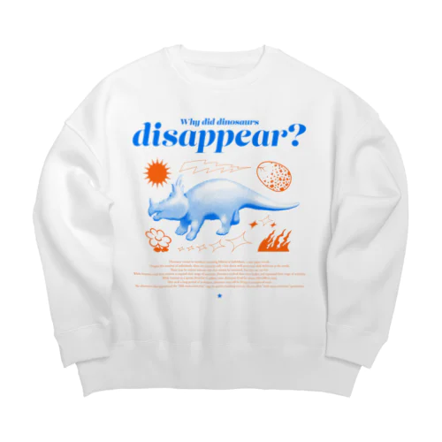 Triceratops Big Crew Neck Sweatshirt