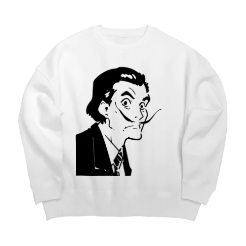 サルバドール・ダリ(Salvador Dalí) Big Crew Neck Sweatshirt