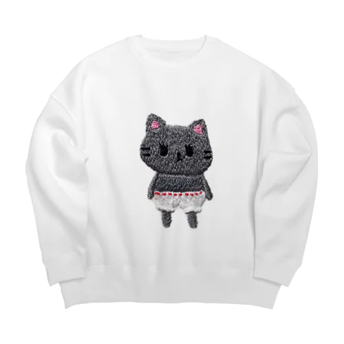 かぼちゃパンツのにゃんこちゃん Big Crew Neck Sweatshirt