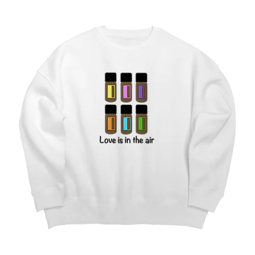 Love is in the air Big Crew Neck Sweatshirt