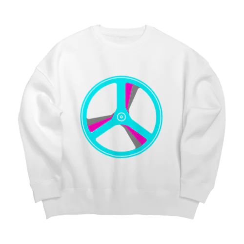 3バトンホイール Big Crew Neck Sweatshirt