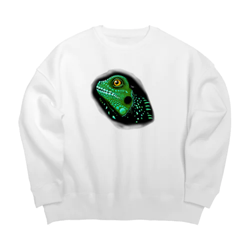 グリーンイグアナ Big Crew Neck Sweatshirt