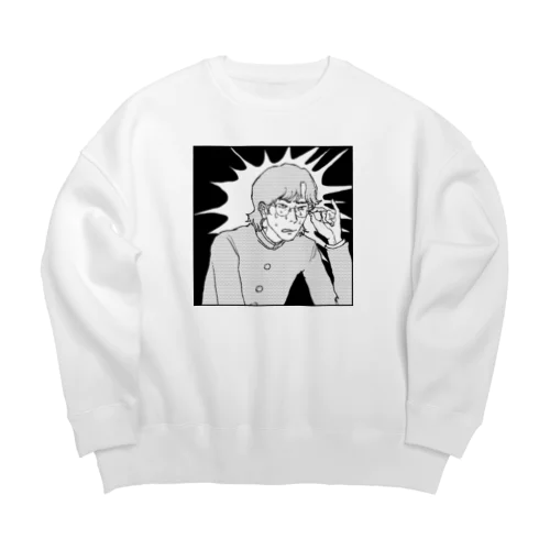 衝撃くん Big Crew Neck Sweatshirt