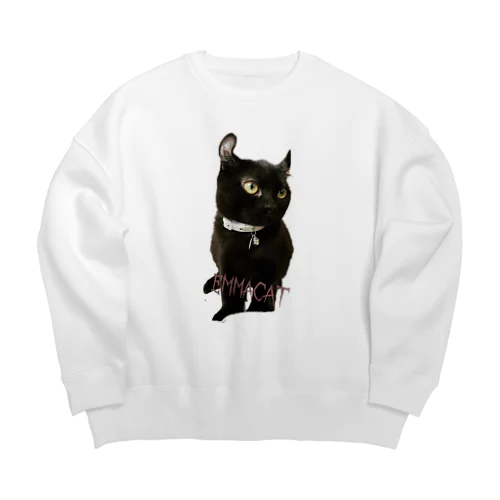 Emmacat Big Crew Neck Sweatshirt