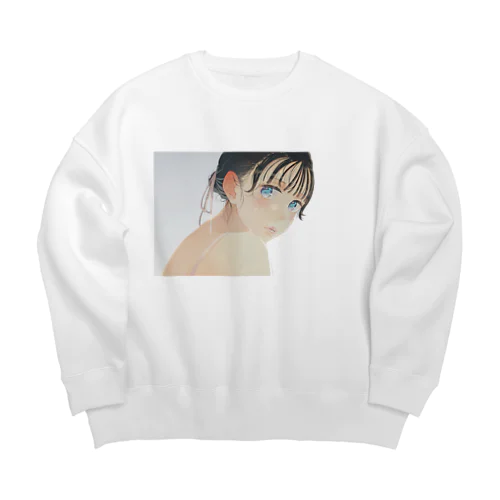 seethrough Big Crew Neck Sweatshirt