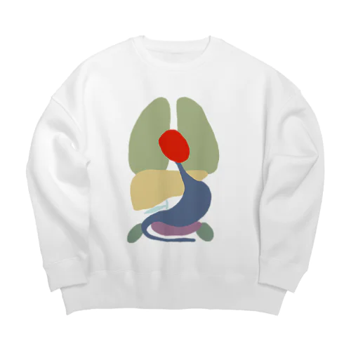 臓器 Big Crew Neck Sweatshirt