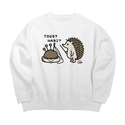 とげとげ　はりさし** Big Crew Neck Sweatshirt