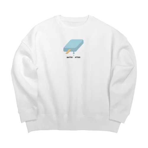 アツイ夏 Big Crew Neck Sweatshirt