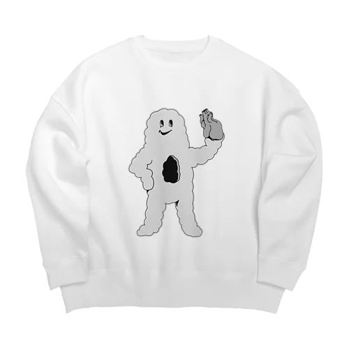 ぼくの心臓 Big Crew Neck Sweatshirt