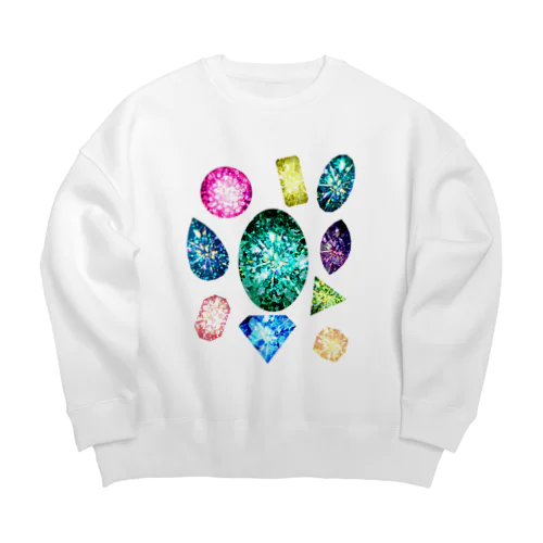 宝石💎 Big Crew Neck Sweatshirt