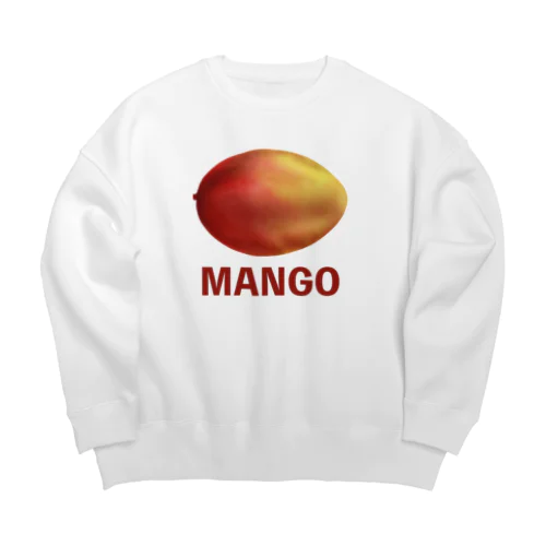 マンゴー好きのために Big Crew Neck Sweatshirt