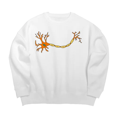 神経細胞 Big Crew Neck Sweatshirt