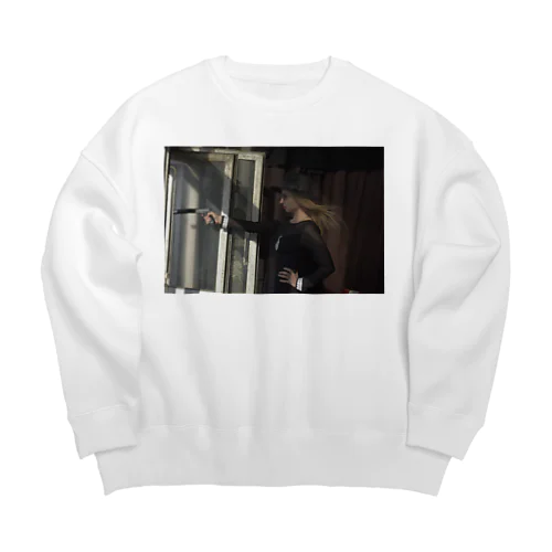 ハンドガンスナイパー Big Crew Neck Sweatshirt