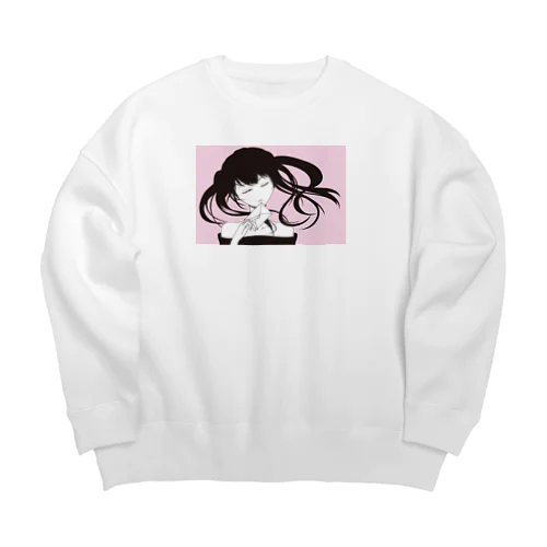 Letter Big Crew Neck Sweatshirt