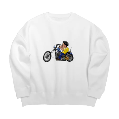 TK-pro（バイク） Big Crew Neck Sweatshirt