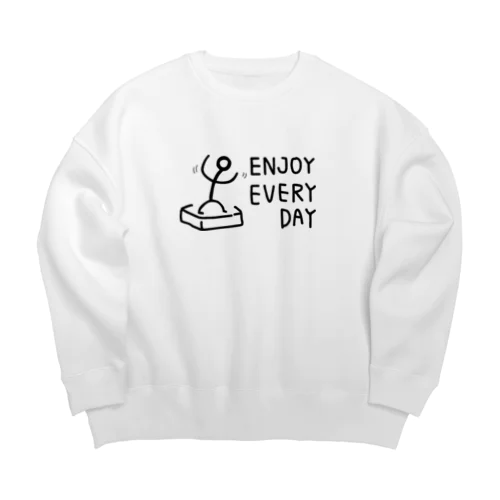 ENJOY EVERYDAY ビッグシルエットスウェット