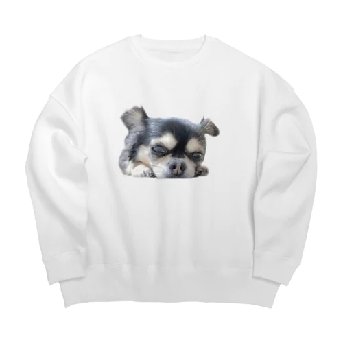 可愛いチワワ＊犬＊わんこ＊動物 Big Crew Neck Sweatshirt