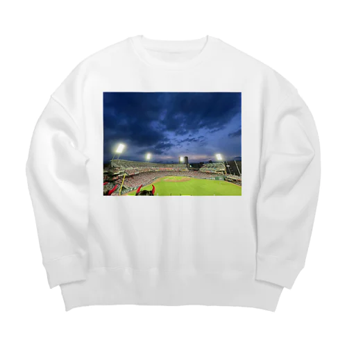 綺麗な夜景？ Big Crew Neck Sweatshirt