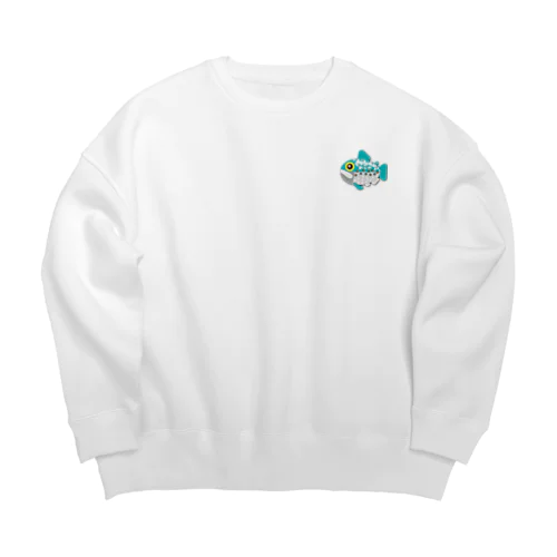 カワマスちゃん Big Crew Neck Sweatshirt