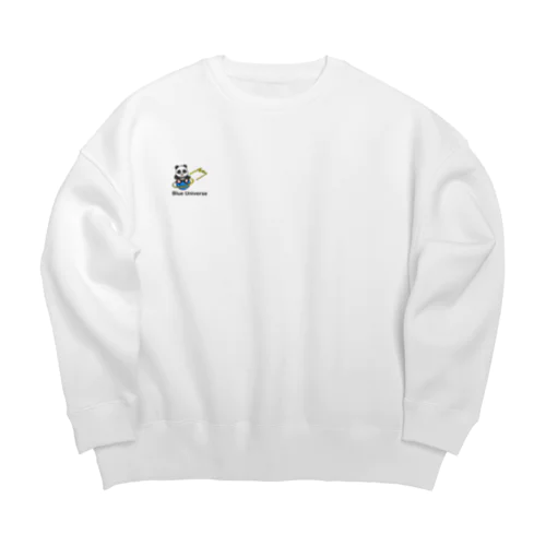 BLUE UNIVARSE Big Crew Neck Sweatshirt