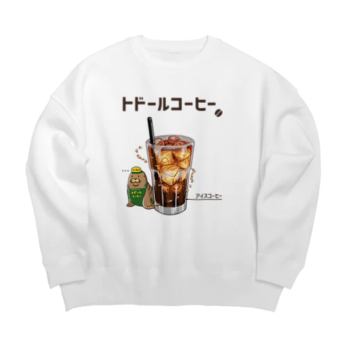 トドールコーヒー Big Crew Neck Sweatshirt