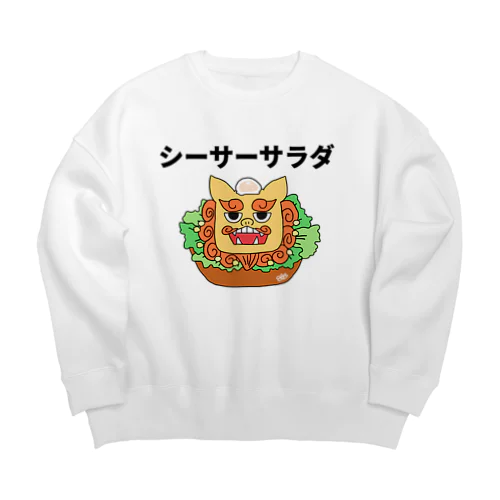 シーサーサラダ Big Crew Neck Sweatshirt