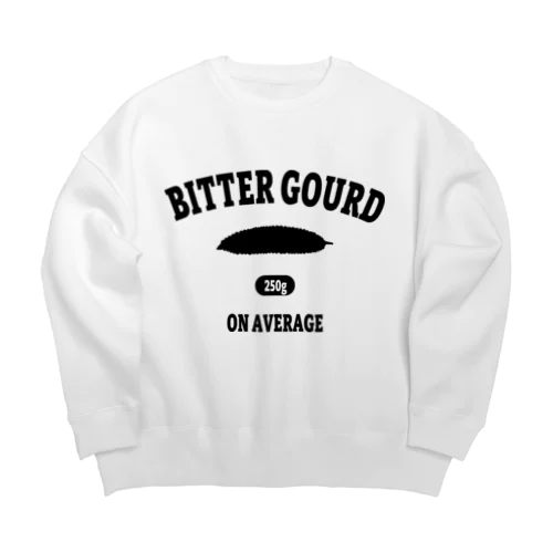 ゴーヤカレッジTシャツ Big Crew Neck Sweatshirt