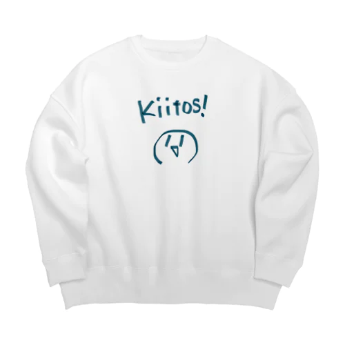 kiitos smile Big Crew Neck Sweatshirt