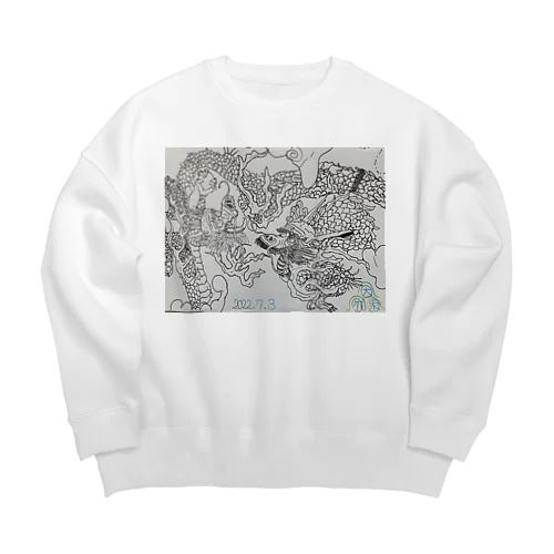 双龍 Big Crew Neck Sweatshirt