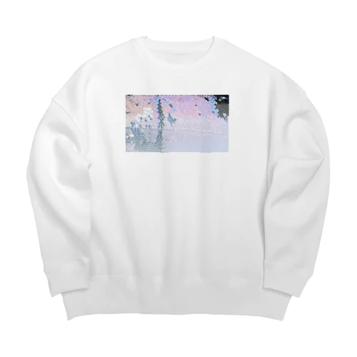 Cherry Salmon Big Crew Neck Sweatshirt