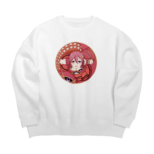 まんまるテンタクル七海 Big Crew Neck Sweatshirt