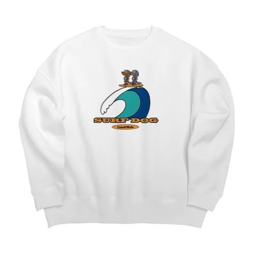 リノメレSURF DOGカラー Big Crew Neck Sweatshirt