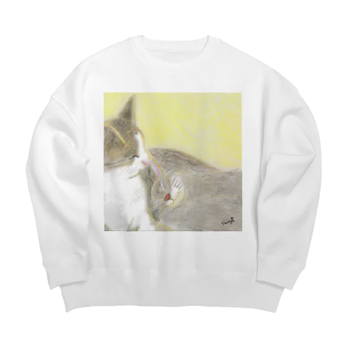 奇跡(square) Big Crew Neck Sweatshirt